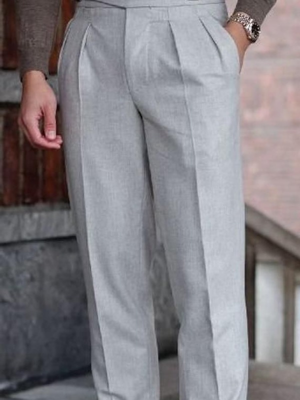 Pleated Gurkha Trousers