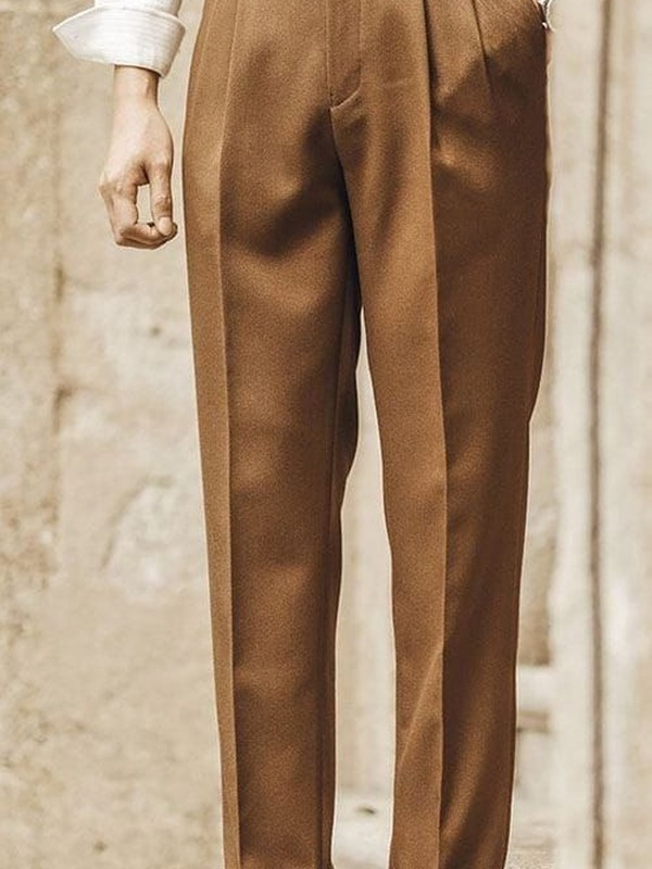 Pleated Gurkha Trousers