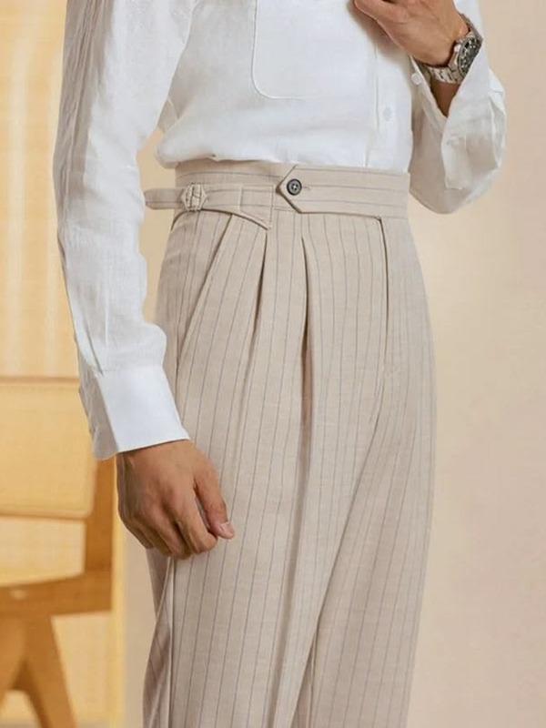 Pleated Gurkha Trousers