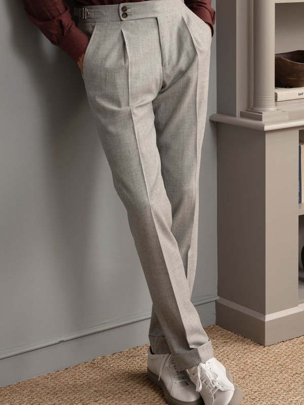 Pleated Gurkha Trousers