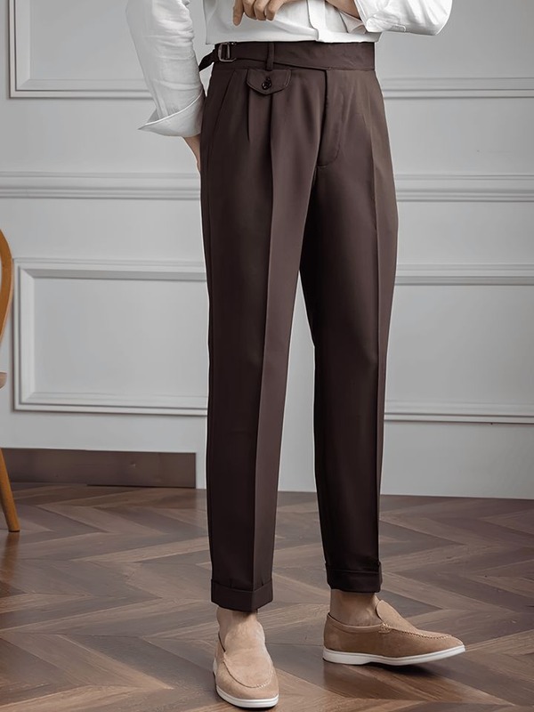 Pleated Gurkha Trousers