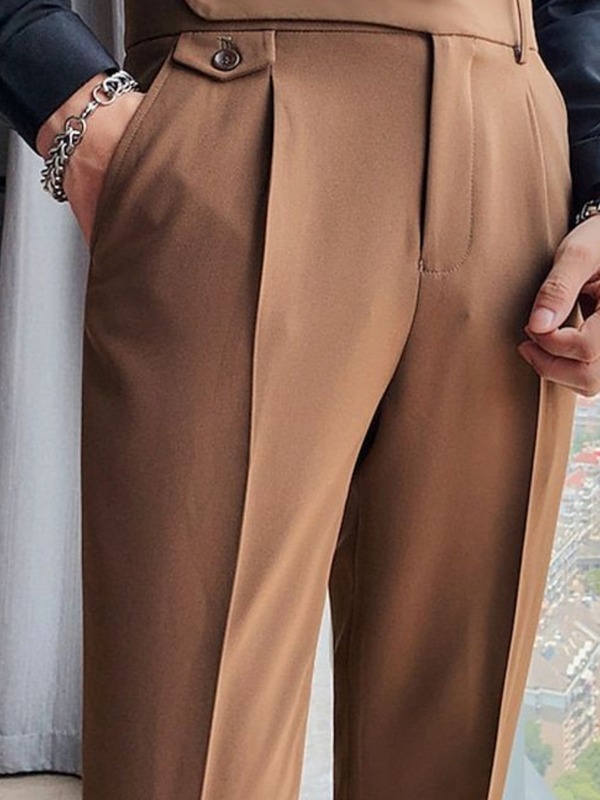 Pleated Gurkha Trousers
