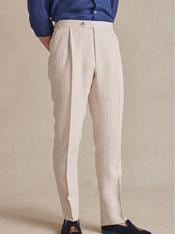 Pleated Gurkha Trousers